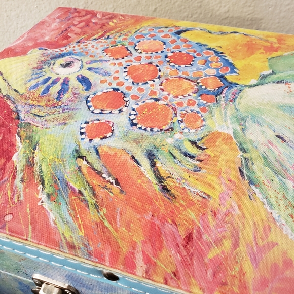 Decorative Fish Art Keepsake Boxes Set of 2. - Picture 5 of 7